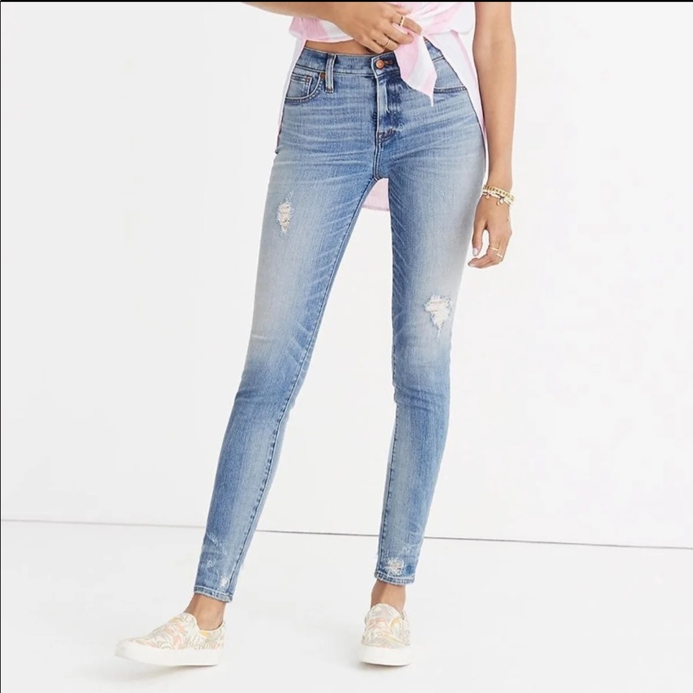 Madewell 9” High Rise Skinny Jeans